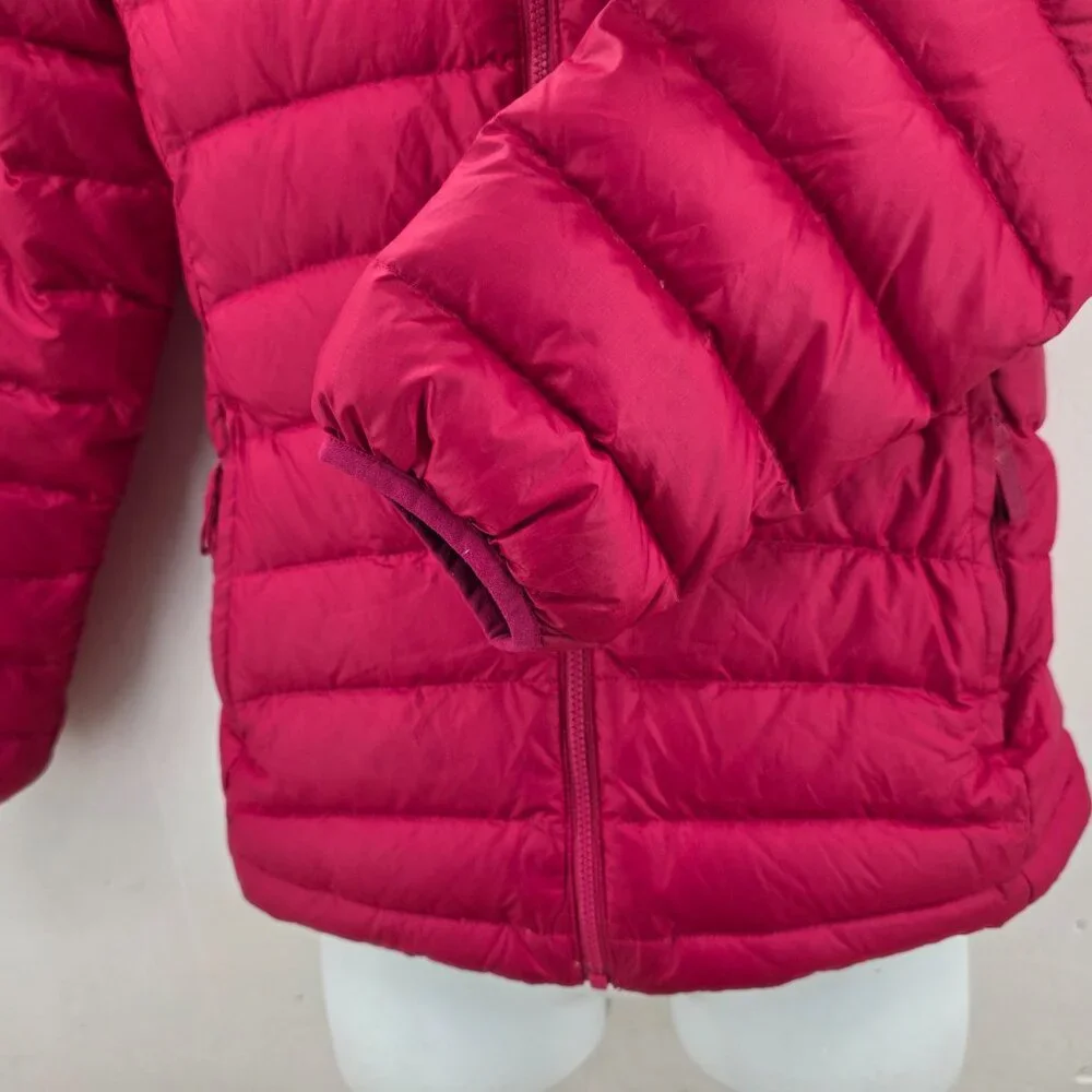 Boy’s Patagonia Down Sweater Full Zip Puffer Jacket Size XL 14 Pink Kids